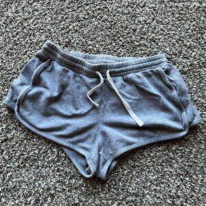 Gray Madewell Shorts, Womens Small Low Cut Loungewear, Relaxed Fit